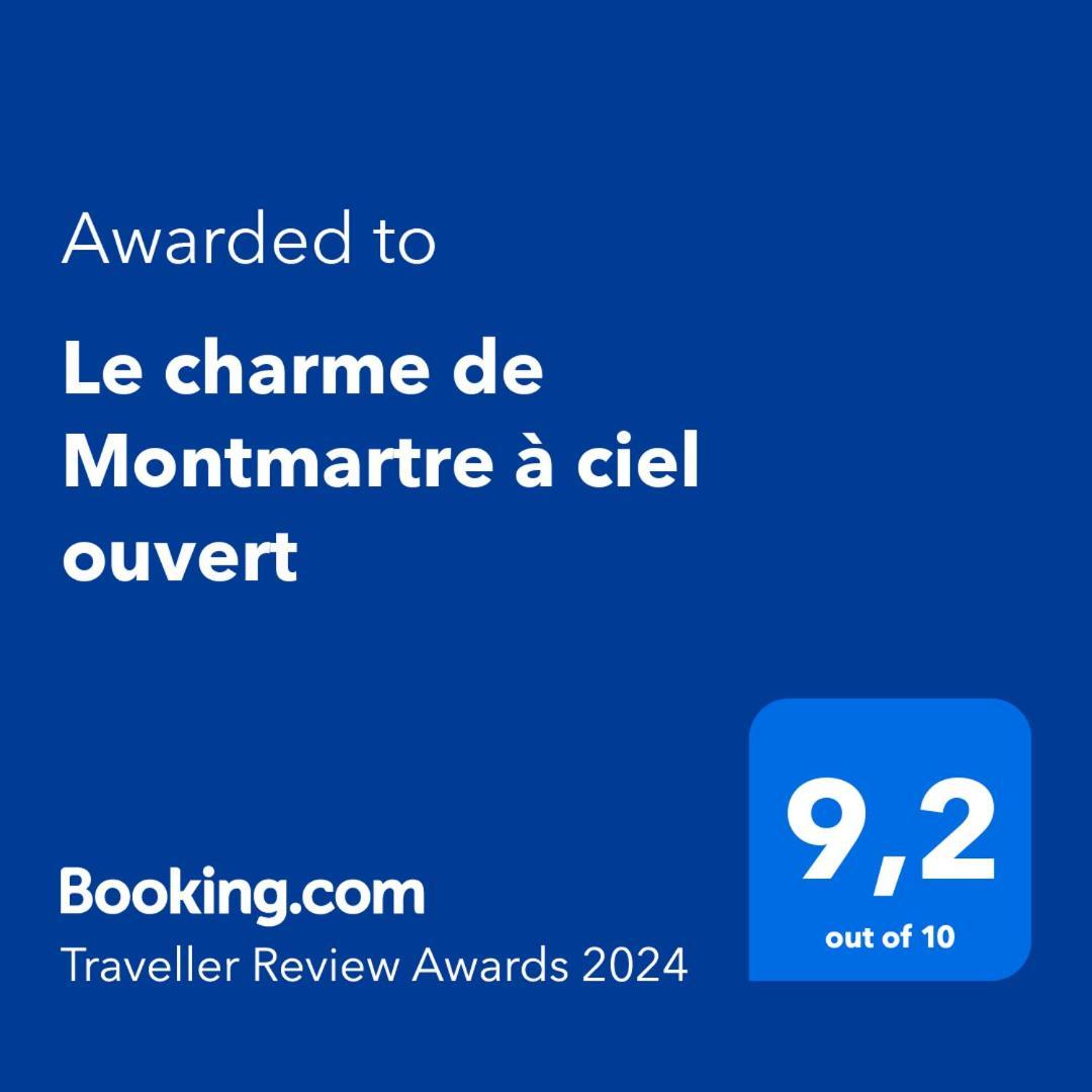 Le Charme De Montmartre A Ciel Ouvert Париж Экстерьер фото